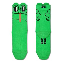 детски,чорапи,детски,чорапи,happy,socks,kids,happy,frog,half,long,socks,green,(green)