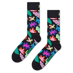 чорапи,мъжки,чорапи,happy,socks,leaves,half,long,socks,multicolor,(black)
