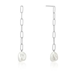 бижутерия,ania,haie,e019,05h,earrings,silver,(grey)