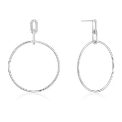 бижутерия,ania,haie,e021,07h,earrings,silver,(grey)