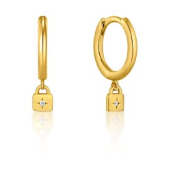бижутерия,ania,haie,e032,01g,earrings,golden,(golden)
