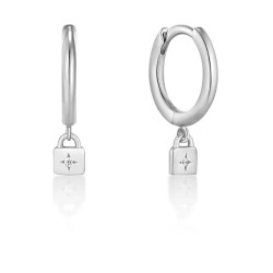 бижутерия,ania,haie,e032,01h,earrings,silver,(grey)
