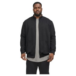 блуза,мъжки,пуловери,jack,&,jones,paulos,plus,size,full,zip,sweatshirt,black,(black)
