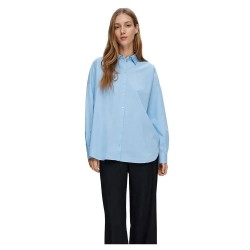 риза,с,дълъг,ръкав,дамски,блузи,дамски,ризи,selected,dina,sanni,long,sleeve,shirt,cashmere,blue,(blue)