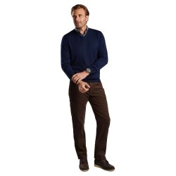 блуза,мъжки,пуловери,peter,millar,autumn,crest,merino,v,neck,v,neck,sweater,navy,(brown)