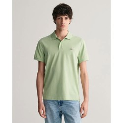 мъжки,блузи,с,яка,gant,reg,shield,pique,short,sleeve,polo,milky,matcha,(green)