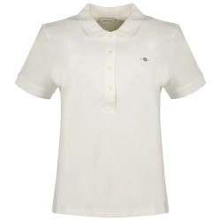 шапка,дамски,блузи,с,яка,gant,slim,sheild,cap,pique,short,sleeve,polo,white