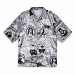 риза,с,дълъг,ръкав,мъжки,ризи,grimey,supastar,satin,long,sleeve,shirt,black