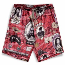 къси,панталони,мъжки,панталони,grimey,supastar,satin,shorts,red