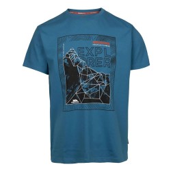 тениска,мъжки,тениски,trespass,ettal,short,sleeve,t,shirt,bondi,blue,(blue)