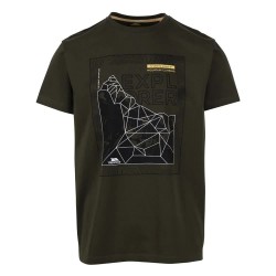 тениска,мъжки,тениски,trespass,ettal,short,sleeve,t,shirt,dark,ivy,(green)