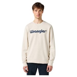 блуза,мъжки,пуловери,wrangler,112350538,logo,sweatshirt,beige,(vintage,white)