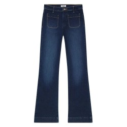 Дънки Wrangler 112351028 Flare jeans - Blue (Dark Wash) дънки,дамски,панталони,wrangler,112351028,flare,jeans,blue,(dark,wash)