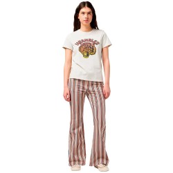 Дънки Wrangler 112351905 Fierce Flare jeans - Beige (Americana Stripe) дънки,дамски,панталони,wrangler,112351905,fierce,flare,jeans,beige,(americana,stripe)