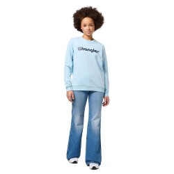 дънки,дамски,панталони,wrangler,112352446,wanderer,flare,jeans,blue