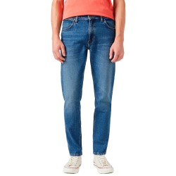 дънки,мъжки,панталони,wrangler,112352672,river,regular,tapered,jeans,blue
