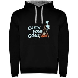 суичър,мъжки,пуловери,kruskis,catch,your,goals,bicolor,hoodie,black,grey,(black)