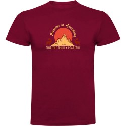 тениска,мъжки,тениски,kruskis,find,the,trully,short,sleeve,t,shirt,dark,red,(red)