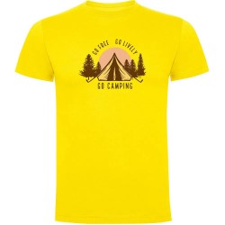 тениска,мъжки,тениски,kruskis,go,free,go,lively,short,sleeve,t,shirt,yellow