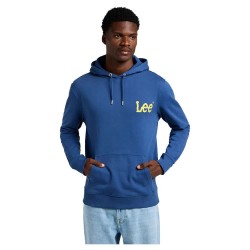 суичър,мъжки,пуловери,lee,wobbly,hoodie,blue,(midnight,navy)