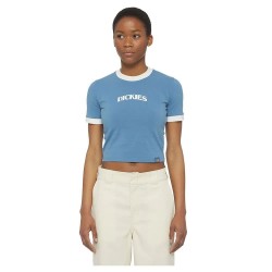 фланелка,с,къс,ръкав,дамски,топове,dickies,herndon,ringer,short,sleeve,top,blue,(coronet,blue)