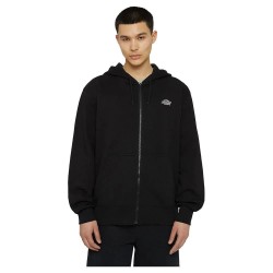блуза,мъжки,пуловери,dickies,summerdale,zip,through,sweatshirt,black,(black)