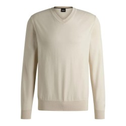 блуза,мъжки,пуловери,boss,pacello,10255193,sweater,open,white,(beige)