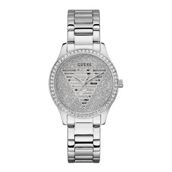 часовник,часовници,guess,lady,idol,watch,silver