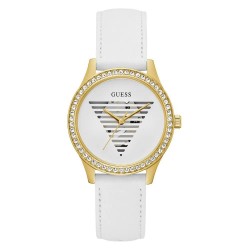 часовник,часовници,guess,lady,idol,watch,white,(golden)