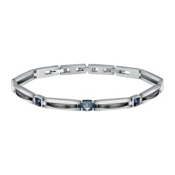 бижутерия,maserati,jm223atz,21,cm,bracelet,dark,blue,(silver)