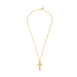 бижутерия,police,crossed,necklace,golden