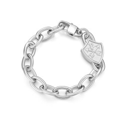 бижутерия,police,heritage,crest,bracelet,silver
