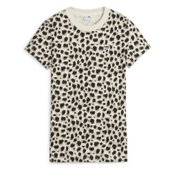тениска,дамски,тениски,puma,downtown,short,sleeve,t,shirt,sugared,almond,(multicolor)