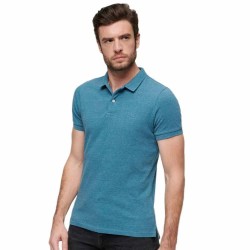 мъжки,блузи,с,яка,superdry,classic,pique,short,sleeve,polo,alaskan,blue,marl,(blue)