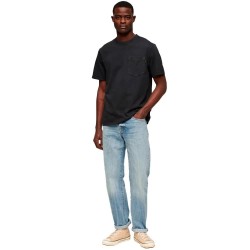 тениска,мъжки,тениски,superdry,contrast,stitch,pocket,short,sleeve,t,shirt,washed,black,(black)