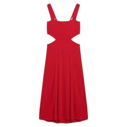 рокля,дамски,поли,и,рокли,superdry,cutout,sleeveless,midi,dress,red,(tango,red)