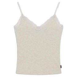 тениска,дамски,тениски,superdry,essential,lace,trim,sleeveless,t,shirt,oat,cream,marl,(beige)