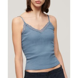 тениска,дамски,тениски,superdry,essential,lace,trim,sleeveless,t,shirt,wedgewood,blue,(blue)