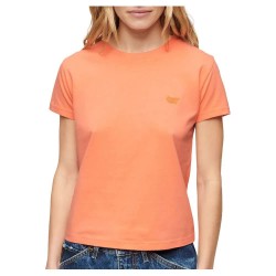 тениска,дамски,тениски,superdry,essential,logo,90´s,short,sleeve,t,shirt,fusion,coral,(orange)