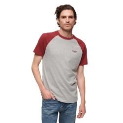 тениска,мъжки,тениски,дамски,тениски,superdry,essential,logo,baseball,short,sleeve,t,shirt,red,(grey,marl,vintage,red,marl)