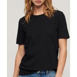 тениска,дамски,тениски,superdry,essential,logo,emb,short,sleeve,t,shirt,black,(black)
