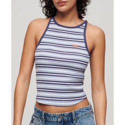 тениска,дамски,тениски,superdry,essential,logo,str,racer,sleeveless,t,shirt,rich,blue,stripe,(blue)