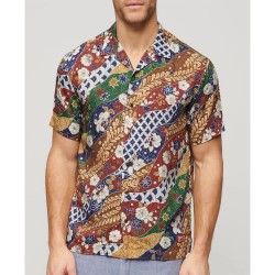 риза,с,къс,ръкав,мъжки,ризи,superdry,hawaiian,resort,short,sleeve,shirt,multicolor,(michinaga,green)