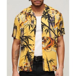 риза,с,къс,ръкав,мъжки,ризи,superdry,hawaiian,resort,short,sleeve,shirt,yellow
