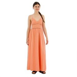 рокля,дамски,поли,и,рокли,superdry,lace,sleeveless,long,dress,orange