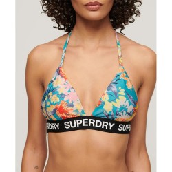 дамски,бански,костюми,superdry,logo,triangle,bikini,top,multicolor