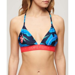 дамски,бански,костюми,superdry,logo,triangle,bikini,top,navy,paradise,(multicolor)