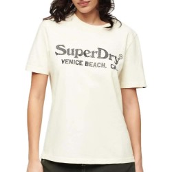 тениска,дамски,тениски,superdry,metallic,venue,relaxed,short,sleeve,t,shirt,cream,slub,(beige)