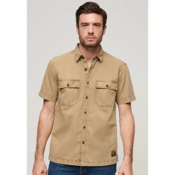 риза,с,къс,ръкав,мъжки,ризи,superdry,military,short,sleeve,shirt,canyon,sand,brown,(beige)