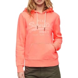 суичър,дамски,блузи,superdry,neon,vintage,logo,graphic,hoodie,orange